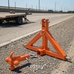 Tractor Tow Hitch Support Frame Heavy-Duty Ball Mount Sturdy for Farms, Orchards
