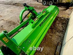 Tractor mounted flail topper Ex Demo Razorback RM280DS with shift, heavy duty