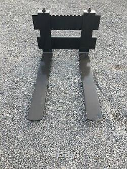 Tractor pallet forks with back plate very heavy duty VGC NO VAT