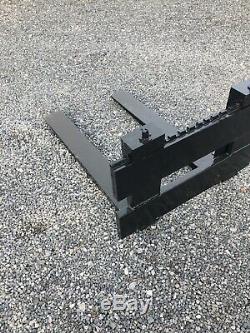 Tractor pallet forks with back plate very heavy duty VGC NO VAT