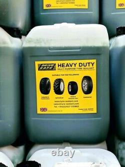 Tyre puncture sealant heavy duty commercial, construction & plant tyre sealant
