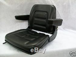 UNIVERSAL HEAVY DUTY SEAT With ARM RESTS FOR FORKLIFTS, TELEHANDLERS, TRACTORS, #BJ
