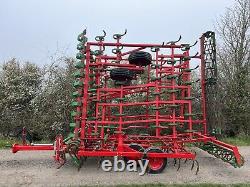 Unia Viking 8m Heavy Duty Spring Tine Cultivator For Tractor Vgc Plus Vat