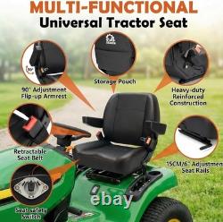 Universal Heavy Duty Tractor Seat with Micro Switch Armrest Belt for Loader