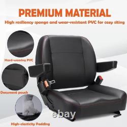 Universal Heavy Duty Tractor Seat with Micro Switch Armrest Belt for Loader