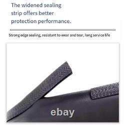 Universal Tractor Seat Black Heavy-Duty Vehicle Seat with Adjustable Backrest