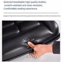 Universal Tractor Seat Black Heavy-Duty Vehicle Seat with Adjustable Backrest