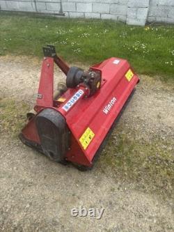 Used Winton 145 Heavy Duty Flail Mower 1.45m Wide For Compact Tractors