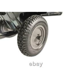 Utility 12 Steel Dump Cart Lawn Garden Trailer Universal Hitch Tractor Hauling