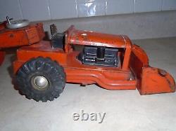 Vintage 1950s Wyandotte Heavy Duty Highway Engineers Tractor with Dump Trailer