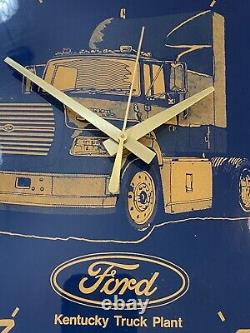 Vintage Ford Kentucky Truck Plant Clock Heavy Duty Tractor Trailer Ford Motor Co