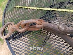 Vintage Large Heavy Duty Logging Tongs Log Dogs For Tractor