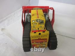 Vintage Marx Tin Toy Wind Up Heavy Duty Caterpiller Tractor 261-f