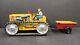 Vintage Marx Toys Tin Litho Caterpillar Diesel Tractor & Trailer Heavy Duty J2