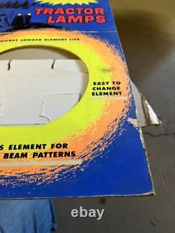 Vintage Shock Mounted Heavy Duty Tractor Lamps Counter Display Sign Showroom