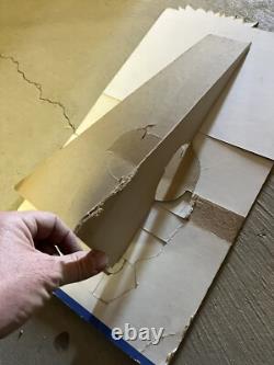 Vintage Shock Mounted Heavy Duty Tractor Lamps Counter Display Sign Showroom