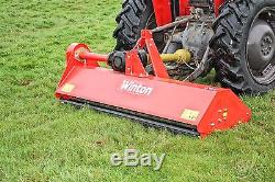 WFL175 Winton Heavy Duty Flail Mower 1.75m Wide For Compact Tractors