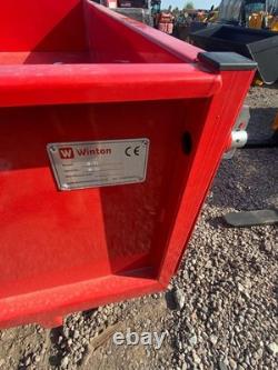 WINTON TL15 Heavy Duty HYDRAULIC AGRICULTURAL TIPPING TRAILER COMPACT TRACTOR