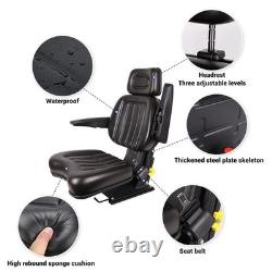 Waterproof Universal Tractor Seat Dumper Forklift Mower Digger Heavy Duty PVC