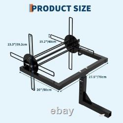 Wire Unroller, Heavy-Duty Wire Unroller Fence Stretcher Hitch for Tractor ATV