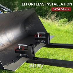 YITAMOTOR 43 Clamp on Pallet Forks, 2000 LBS Tractor Bucket Forks, Heavy Duty Q