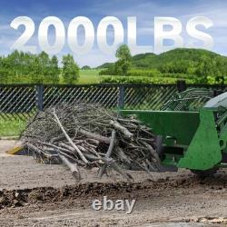 YITAMOTOR 43 Clamp on Pallet Forks, 2000 LBS Tractor Bucket Forks, Heavy Duty Q