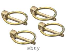 10PK Goupilles Lynch avec Anneaux 7/16 x 1-3/4 Goupilles de Tracteur et Remorque Heavy Duty