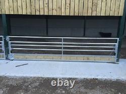 15ft Sheep Feed Barrier Gate Feeder Hurdle Heavy Duty