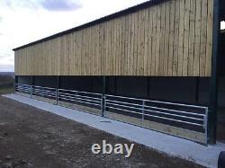 15ft Sheep Feed Barrier Gate Feeder Hurdle Heavy Duty
