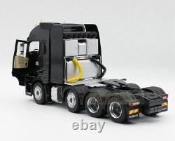 1/32 Modèles De Marge Volvo Fh16 8x4 Tracteur De Poids Lourds 750 Black Diecast