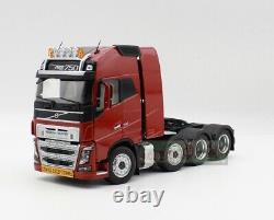 1/32 Modèles De Marge Volvo Fh16 8x4 Tracteur De Poids Lourds 750 Red Diecast