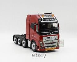 1/32 Modèles De Marge Volvo Fh16 8x4 Tracteur De Poids Lourds 750 Red Diecast