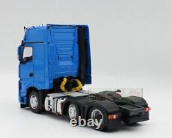1/32 Modèles Marge Mercedes Benz Actros 6x2 Tracteur De Camion Lourd Blue Diecast