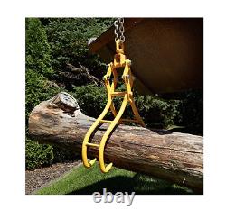 28/36 4 Griffes Pinces de Levage de Bûches en Acier Solide Robuste