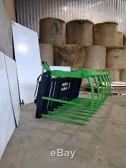 2.3m Heavy Duty Telehandler Muck Fumier Jcb Manitou Merlo Grab £ 2195 + Tva