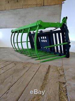 2.3m Heavy Duty Telehandler Muck Fumier Jcb Manitou Merlo Grab £ 2195 + Tva