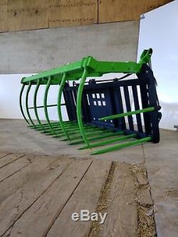 2.3m Heavy Duty Telehandler Muck Fumier Jcb Manitou Merlo Grab £ 2195 + Tva