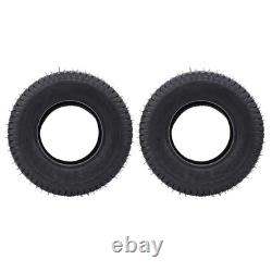 2 pièces de pneus 16x6.50-8 Heavy Duty 4 plis tubeless pour tracteur de jardin