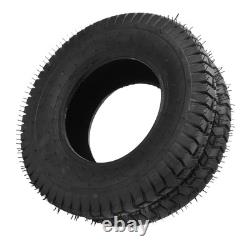 2 pièces de pneus 16x6.50-8 Heavy Duty 4 plis tubeless pour tracteur de jardin