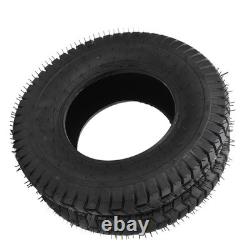2 pièces de pneus 16x6.50-8 lourds 4 plis tubeless pour tracteur de jardin