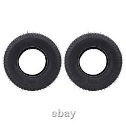 2 pièces de pneus 16x6.50-8 lourds 4 plis tubeless pour tracteur de jardin