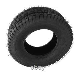 2 pièces de pneus 16x6.50-8 lourds 4 plis tubeless pour tracteur de jardin