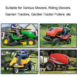 2 pneus 15x6.00-6 charge de 570 livres 4 plis pneu de tracteur de jardin robuste sans chambre à air