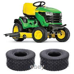 2 pneus 15x6.00-6 charge de 570 livres 4 plis pneu de tracteur de jardin robuste sans chambre à air