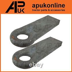 2x Attelage de remorque à souder Œil de remorquage lourd pour tracteur Massey Ferguson Ford