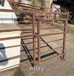 3 Millésime Métal Lourd Porc / Ferme / Jardin D'obstacles 329-449cm Longueur