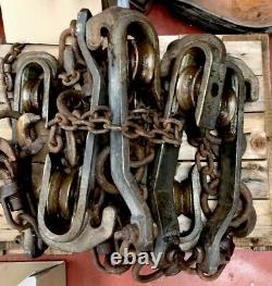 3 X Abattoir Bleed Shackles Heavy Duty Vat Inc Butcher Slaughter