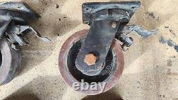 4x Roues pivotantes Muvtons extra lourdes avec capacité de charge de 1000kg chacune