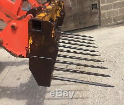 5ft Heavy Duty Fourchette Muck Fumier Logs Ttc Tractor Supports Euro