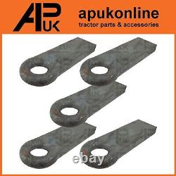 5x Attelage de remorque à souder Œil de remorquage Heavy Duty pour tracteur John Deere Case IH
